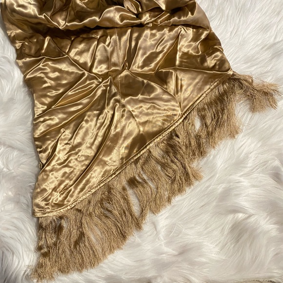 Helmut Lang long cocktail tassel dress - Picture 5 of 6